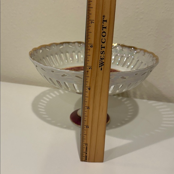 Cosmos of Japan Vintage Porcelain Colonial Couple Bowl - Picture 2 of 5